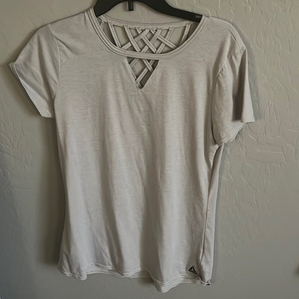 Reebok cutout workout top
